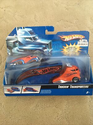 Hot Wheels Truckin' Transporters Diecast Hauler Semi K5136 w 1/64