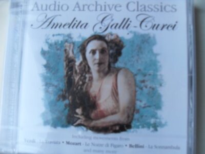 Amelita Galli-Curci (Audio Archive Class CD Incredible Value and Free Shipping!