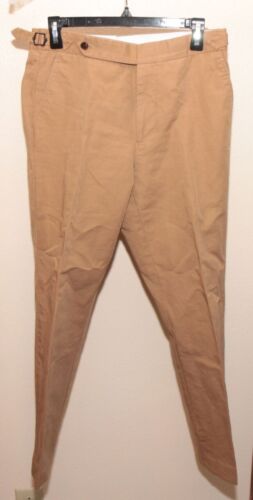 Spier & Mackay Side Adjuster Linen Pants Contemporary 30 Tan Khaki