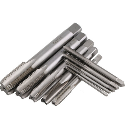 M2 M2.5 M3-M12 HSS Metric Hand Tap Set Straight Flute Screw Tap Thread Tap Drill