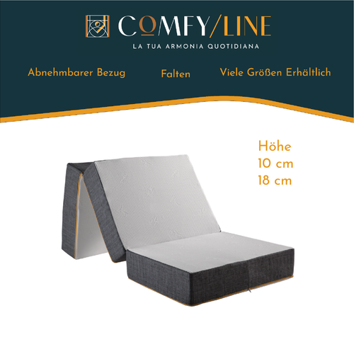 Colchón plegable colchón cama de invitados colchón viaje colchón invitados plegable 18 cm | eBay