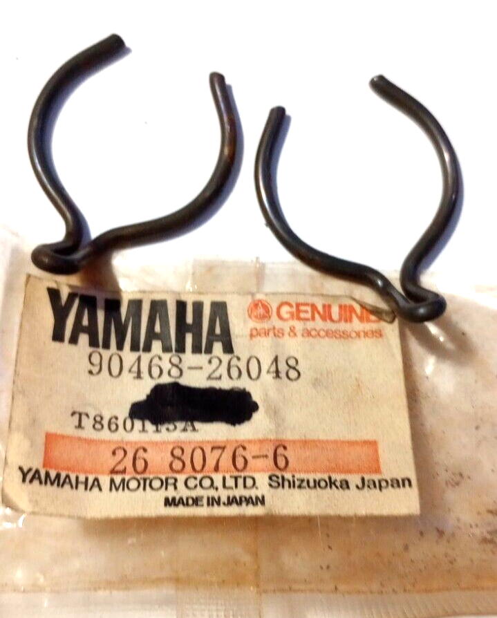 kenta Yamaha YZ250, DT100, RD200 Clip NOS 90468-26048 Qty. 2 (L-9344) | eBay