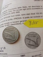 moneta da 10 lire del 1955, ariste corte 1 tipo