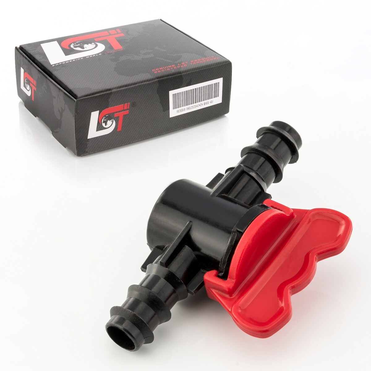 Shut-off Ball Valve PE Pipe Hose for Drip System Garden Irrigation 16x16mm