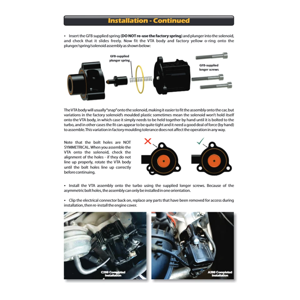 Клапан продувочный Go Fast Bits DV Plus Performance VTA для Mercedes, Ford, Infiniti - Изображение 3 из 4