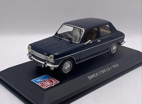 Miniature SIMCA 1100 LS 3 Portes 1968 Bleue - Universal Hobbies 1/43