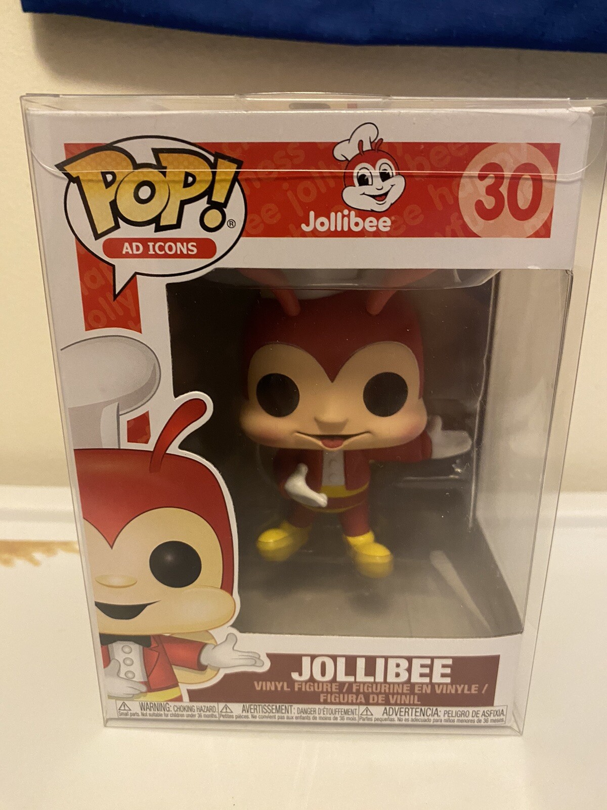 Funko Pop! Iconos Publicitarios Jollibee: ¡Nuevo Con Protector! ¡Raro! ¡Envío Rápido!