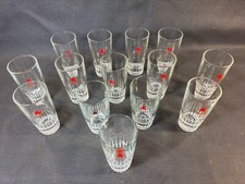 Lot de 14 anciens petits verres de bistrot PICON pastis anisette vintage