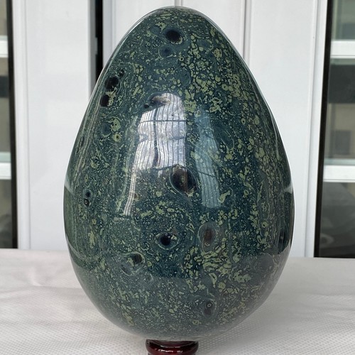 5360g Natural Eye Green Kambaba Jasper Egg Crystal Mineral Healing - Picture 4 of 12
