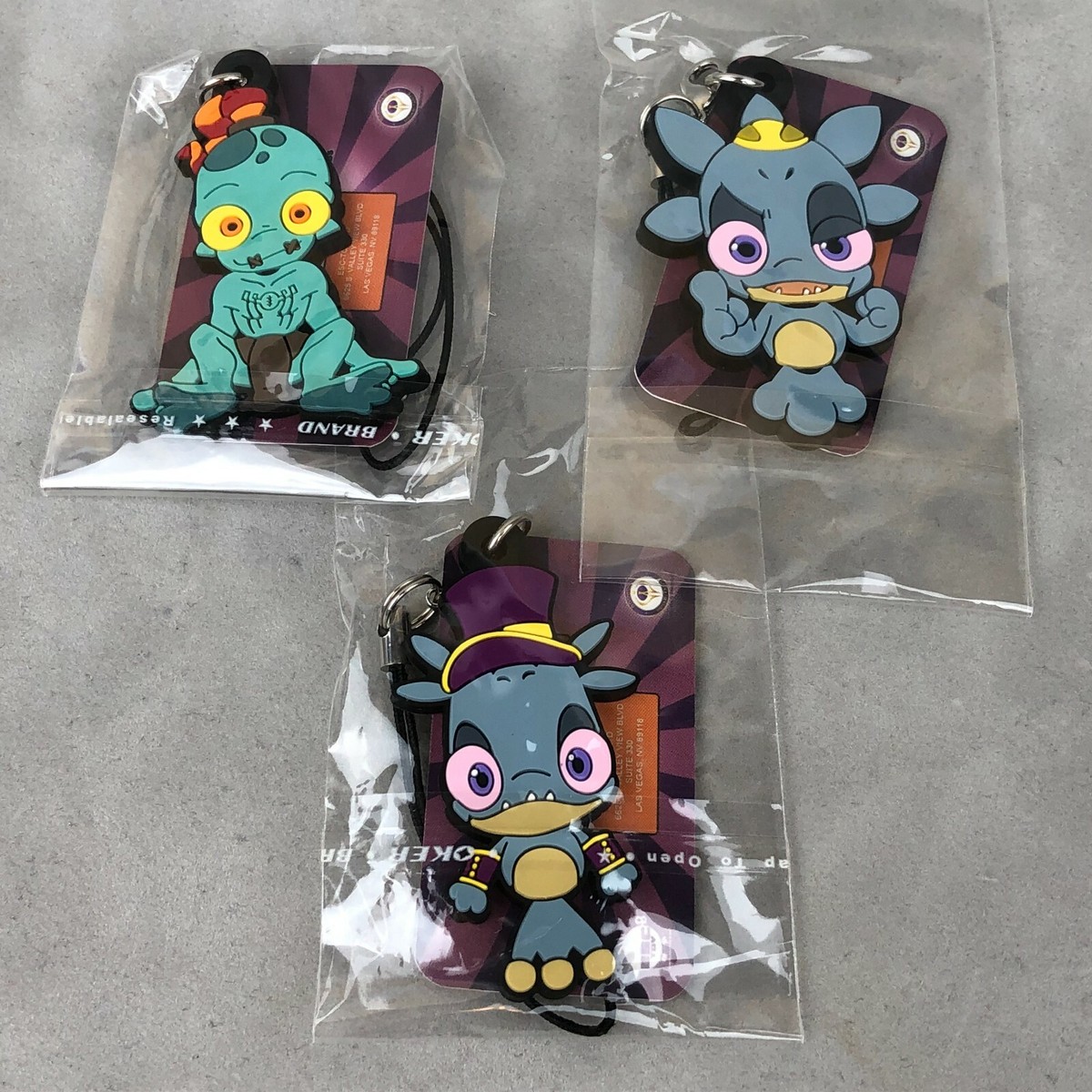 NEW ESC Toy Oddworld Abe & Lulu Munch PVC Tag Rubber Strap