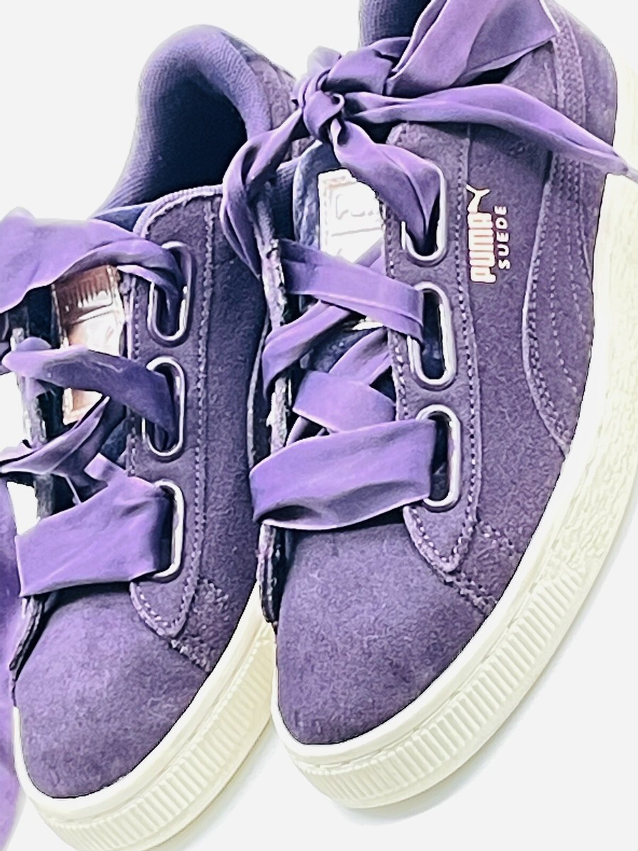 puma purple suede shoes