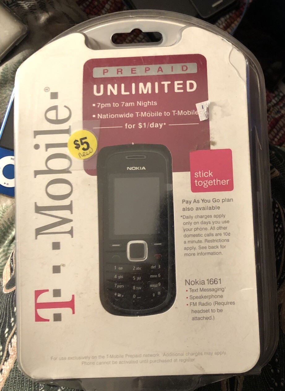 READ FIRST Nokia 1661 (T-Mobile) Cell Phone Gray Fast Shipping NEW 4