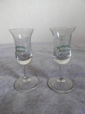 2 Gläser Freiberger Kräuter 2cl