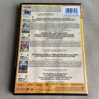 Open Season 4-Film Set 1 2 3 Scared Silly (DVD 2-Disc) Animated