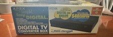 Apex Digital TV Converter Box DT502 With Remote - Sealed Brand New in Open Box