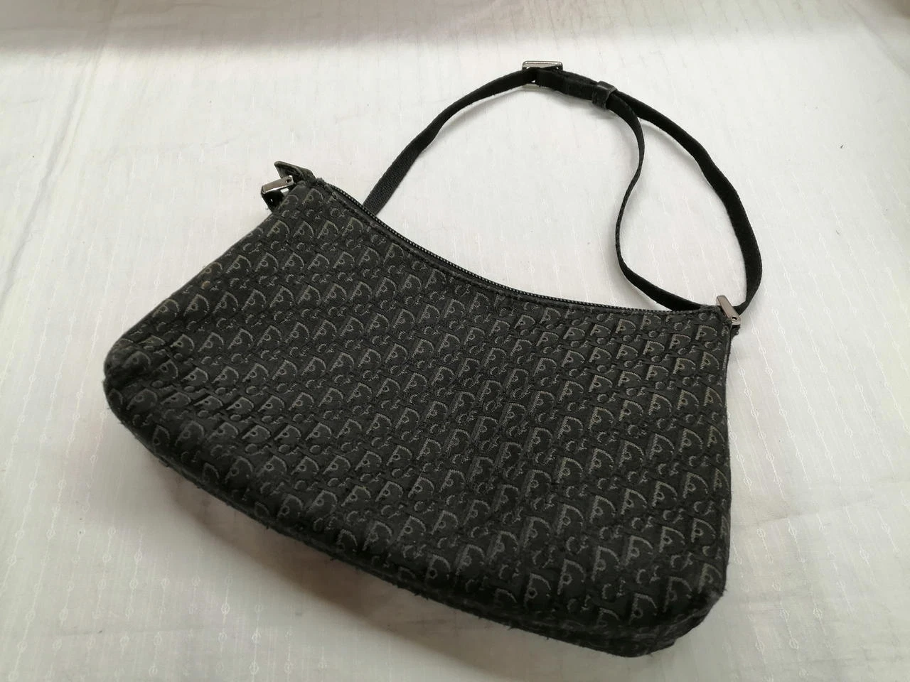 Sac accessoire trotteur Christian Dior noir