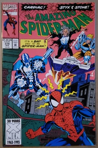 Amazing Spider-Man Comic Lot #376 377 383 385 389 391 Marvel 1993 NM/M Set