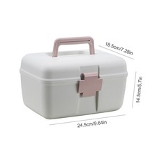 First Aid Kit 2 Layer Medicine Box Portable Emergency Medicine Box For Home Offi