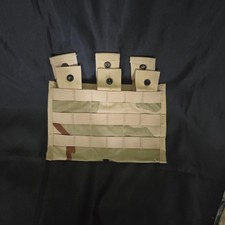 MOLLE II Triple Magazine Pouch Low Profile-Snap Open Top-5.56/.223 Mag Holder