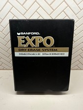 Vintage Sanford Expo Dry Erase System Case 11 Marker Set Missing 1 All Tested