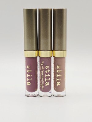Stila Kiss & Don't Tell Stay All Day Liquid Lipstick Set Trio Kiss Me Pretty. 
