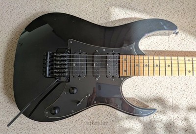 2009 Ibanez RG350M BK Black E-Gitarre Gigbag Nylongurt