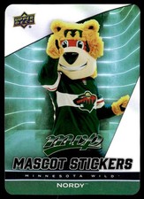 2025-26 Upper Deck MVP Mascot Stickers Nordy #MS-13