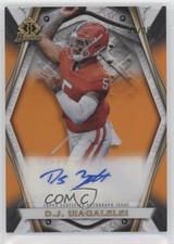 2021-22 Bowman U Invicta Orange Refractor /25 DJ Uiagalelei #BIA-DU Auto 16az
