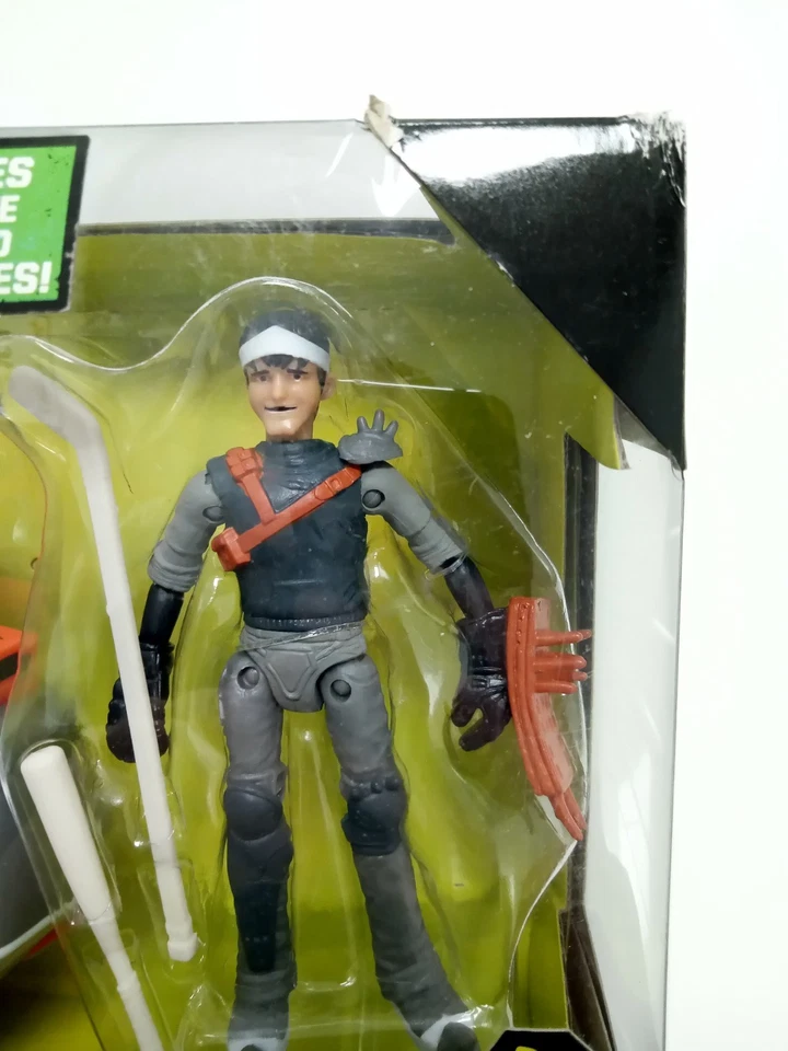 TMNT CASEY JONES SLAMBONI VEHICLE & EXCLUSIVE UNMASKED FIGURE (2015) RARE MISB - Image 3 of 4