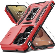 Case for Samsung Galaxy S26 Ultra 6.9-Inch with Slide Camera Cover and Screen Pr