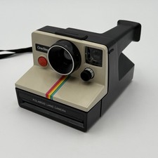 Vintage Polaroid One Step Land Camera Rainbow Stripe SX-70 UNTESTED