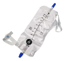 New 23 Pk Dynarex Sterile Urinary Leg Bags 600 ml Anti-Reflux Valve Medium 4281