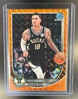 2025 Bowman Basketball Orange Geometric Refractor Kyle Kuzma #BCV-82