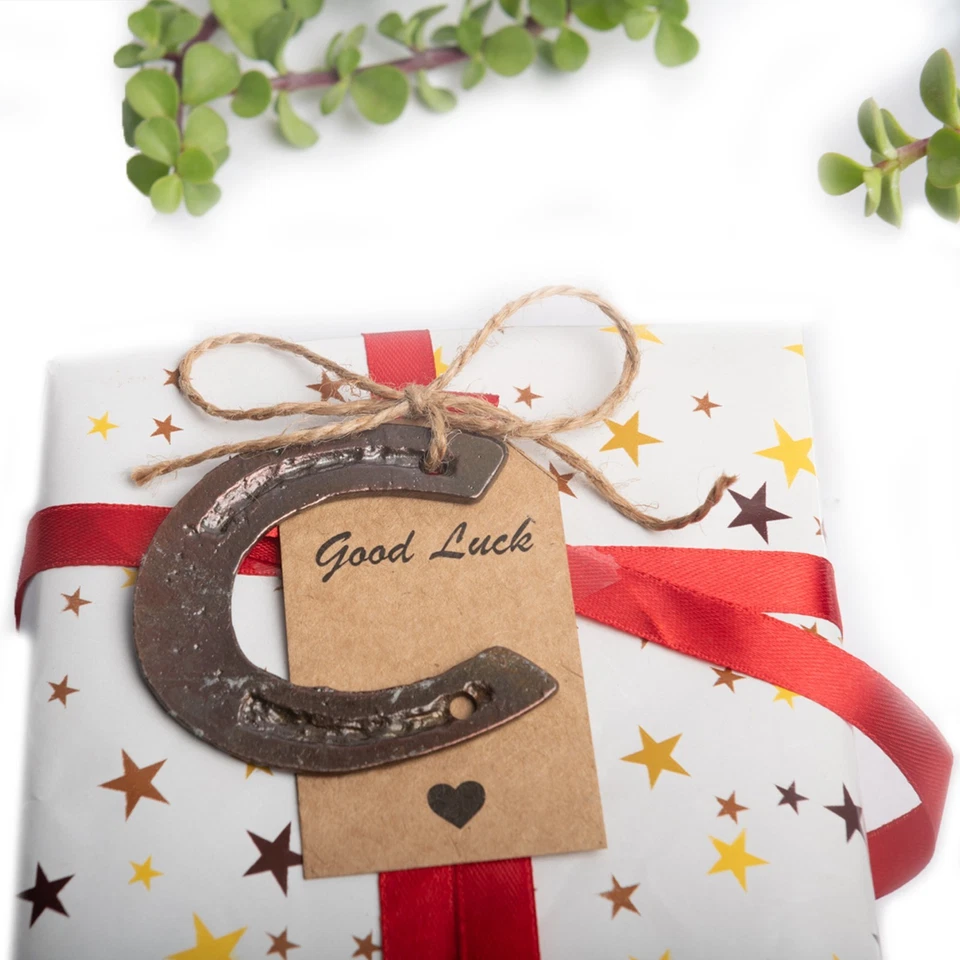 10/20/40 pcs Lucky Horseshoe Mini Decor Wedding Favors for Guests Vintage Metal - Image 4 of 4