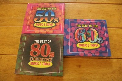 Va 3CD Best Of 50s 60s 80s Country Music & Trivia 2013 Oldies NEW Sealed