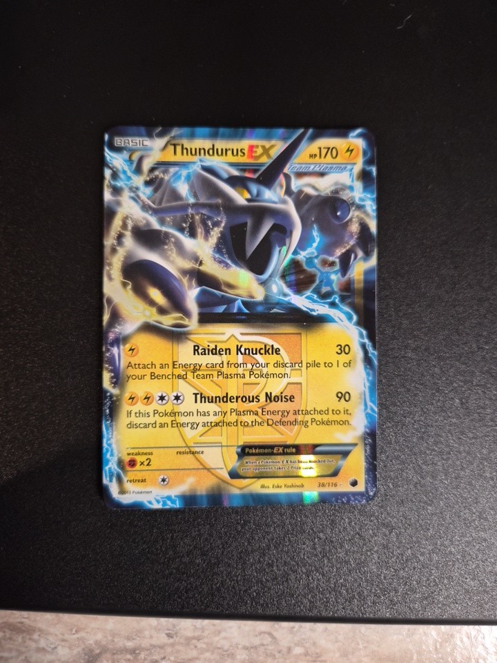 Thundurus EX (Team Plasma) 38/116 Plasma Freeze Holo