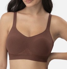 Underoutfit The Comfort Shaping Bra w/ adjustable straps 459- size L, Cocoa