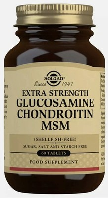 Solgar Glucosamin Hyaluronsäure Chondroitin MSM 60 Tabletten