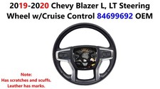 2019-2020 Chevy Blazer L Lt Steering Wheel Wcruise Control 84699692 2019-2020 Chevy Blazer L Lt Steering Wheel Wcruise Control 84699692
