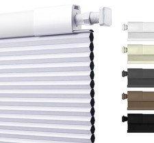 No Drill No Tools Blackout Window Cover,Cordless Honeycomb Blinds,Window Blin...