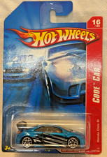 2007 HOT WHEELS - CODE CAR #16 of 24 - HONDA CIVIC Si - BLUE - VHTF