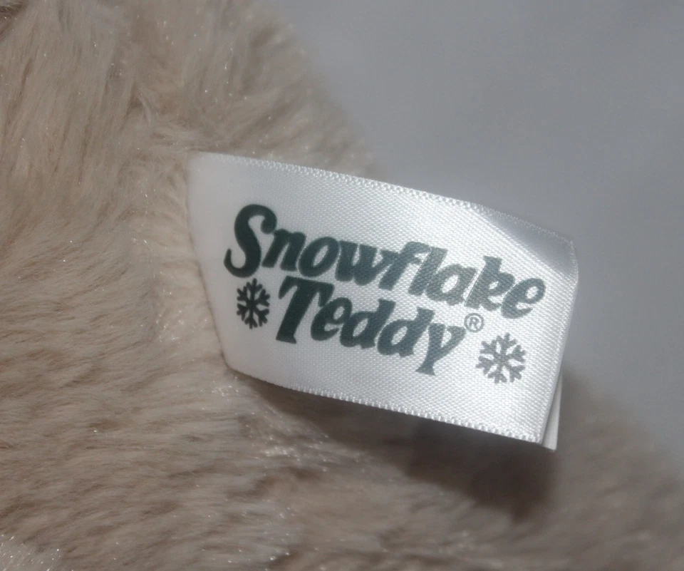 "Oso de peluche Walmart Christmas Snowflake 2025 niño tostado 11"" nuevo con etiqueta" Foto 2 de 4