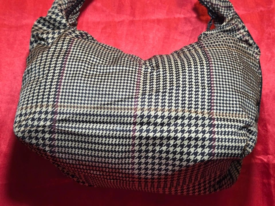 Lauren Ralph Lauren  Shoulder Bag Tote Satchel Brown Plaid Purse - Image 3 of 4