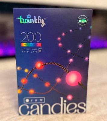   Twinkly 200er Multicolor App-gesteuerte LED-Lichterkette RGB Smart String OVP