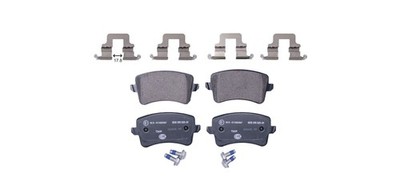 Hinterachse HELLA 8DB 355 025-391 Bremsbelagsatz, Scheibenbremse für AUDI