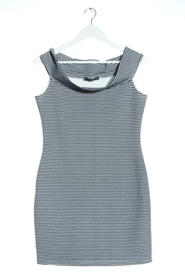 MANGO Falda estilo lápiz Mujeres Vestido Talla EU 40 blanco-negro look casual - Imagen 1 de 4