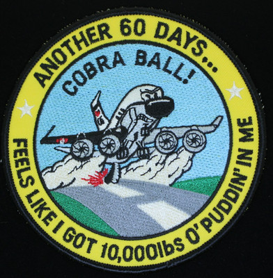 USAF RC-135 Cobra Ball Another 60 Days Patch (Japan made) T-1