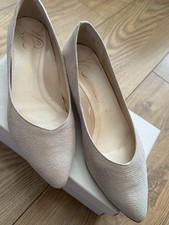 Washington Ginza Beige Pointed Toe Flats Shoes UK 5.5 EU 38 JP 25.5 Elegant