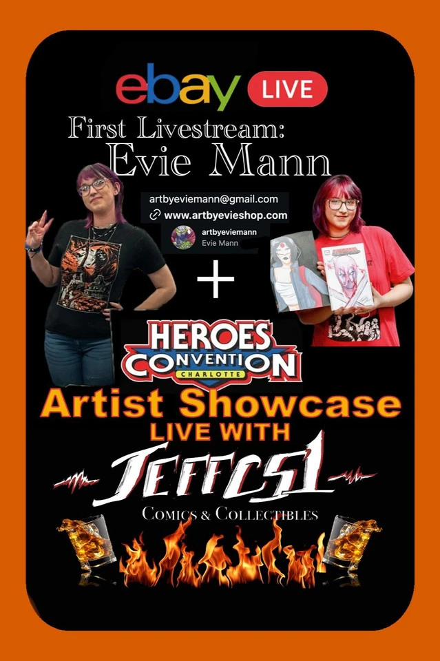 HEROES CON LIVE with Evie Mann - 1st Livestream!- 1 of 1s +Remarks - Day 2