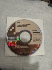 Microsoft Office 2003 Professional Enterprise Edison CD version with serial 